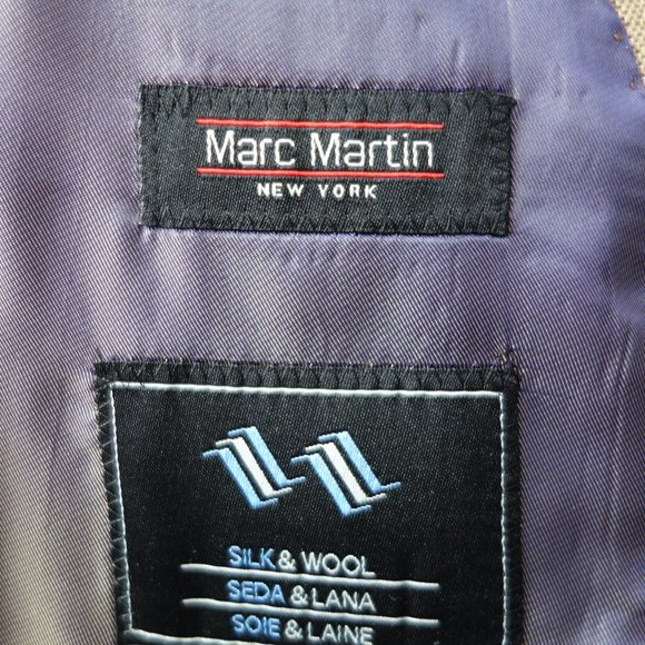 Marc Martin New York Silk and Wool Sport Blazer Size 38R - Picture 5 of 8